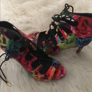 Multi-color heels